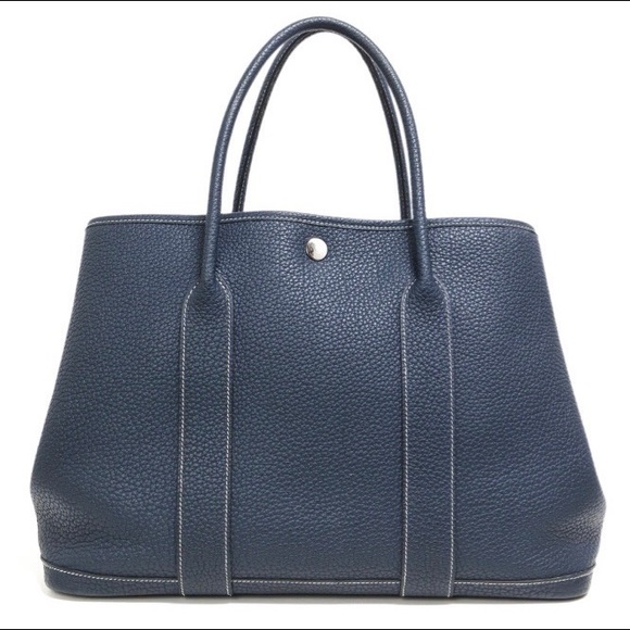 Hermes Bleu de Prusse Negonda Garden Party 36 - Picture 1 of 12